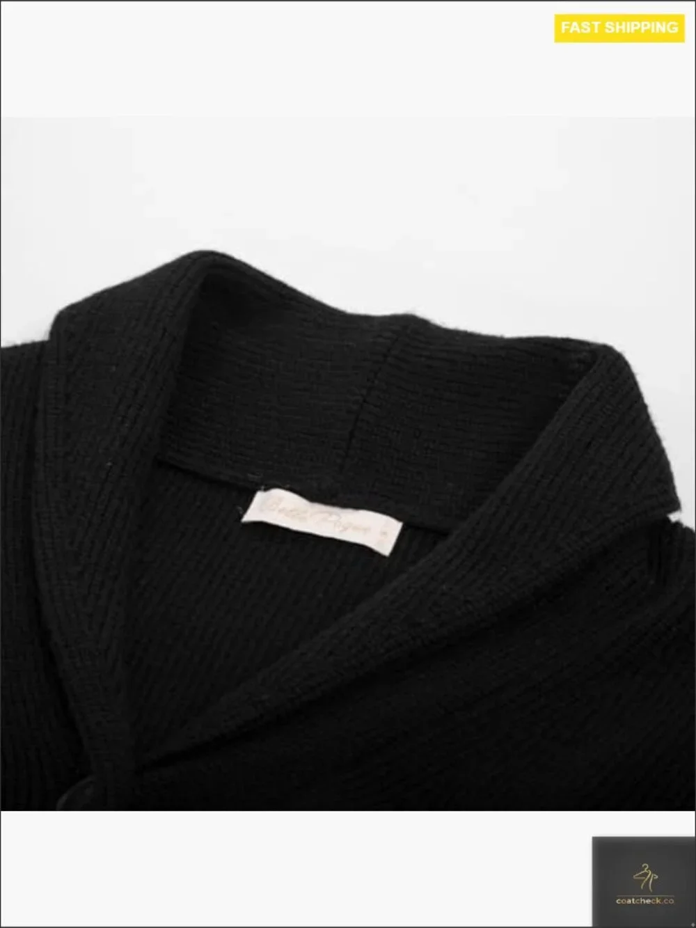 Vintage Shawl Lapel Cardigan Sweater Button Down Soft Knit Outwear Coat Fall - Picture 3 of 7